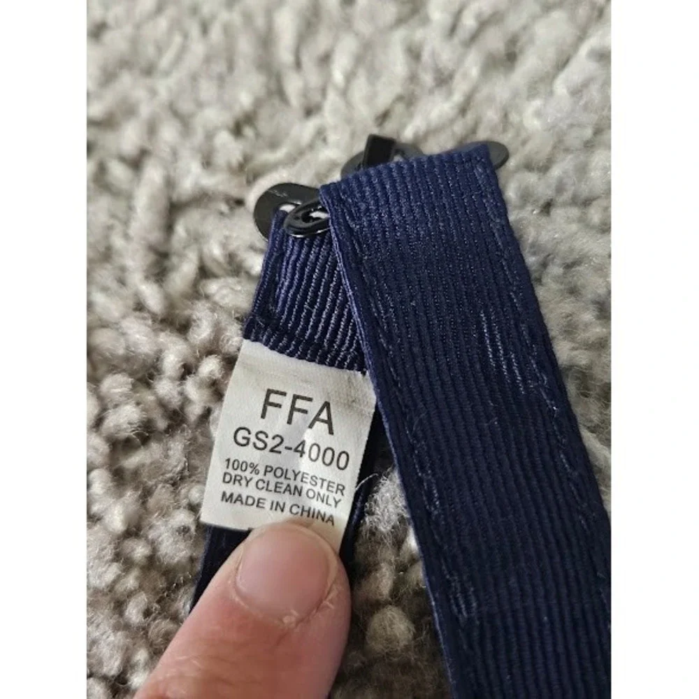 FFA Official Neck Tie Unisex Navy Blue Gold Stripe Future Farmers of America